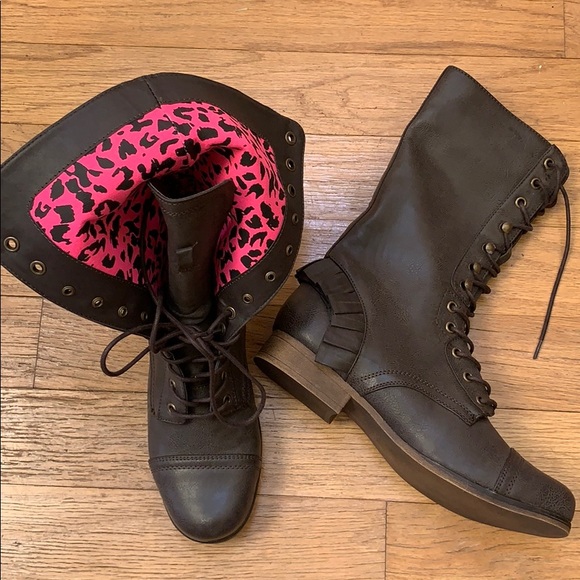 Betsey Johnson Shoes - Betsey Johnson Tall Combat Boot